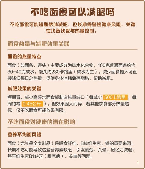 不吃面食，真的能对减肥起到显著的帮助作用吗？