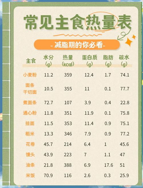 如何精确计算和比较不同食物的热量值？