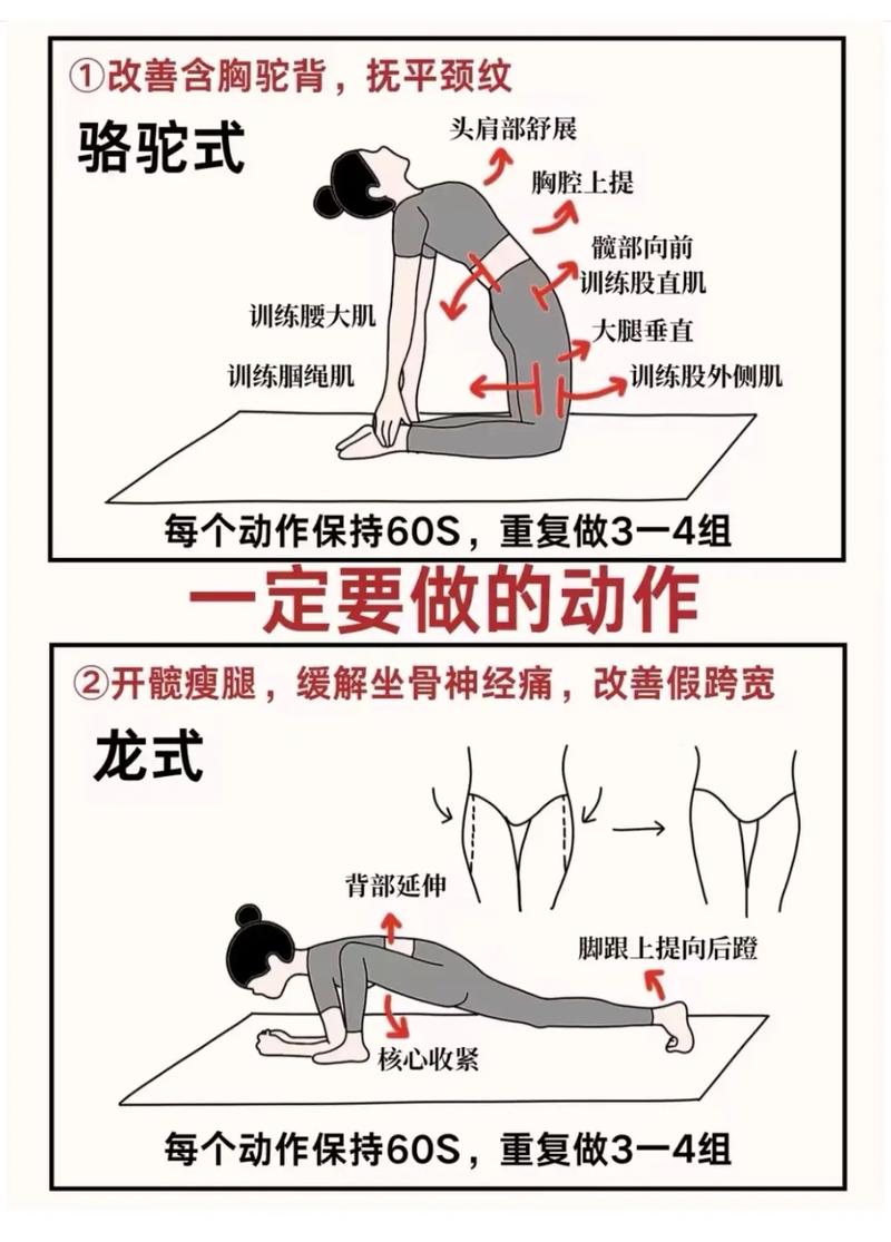 全身美姿美态运动有哪些具体动作可依改善体态？