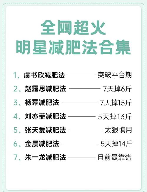 娱乐圈蕞火的减肥法是什么？