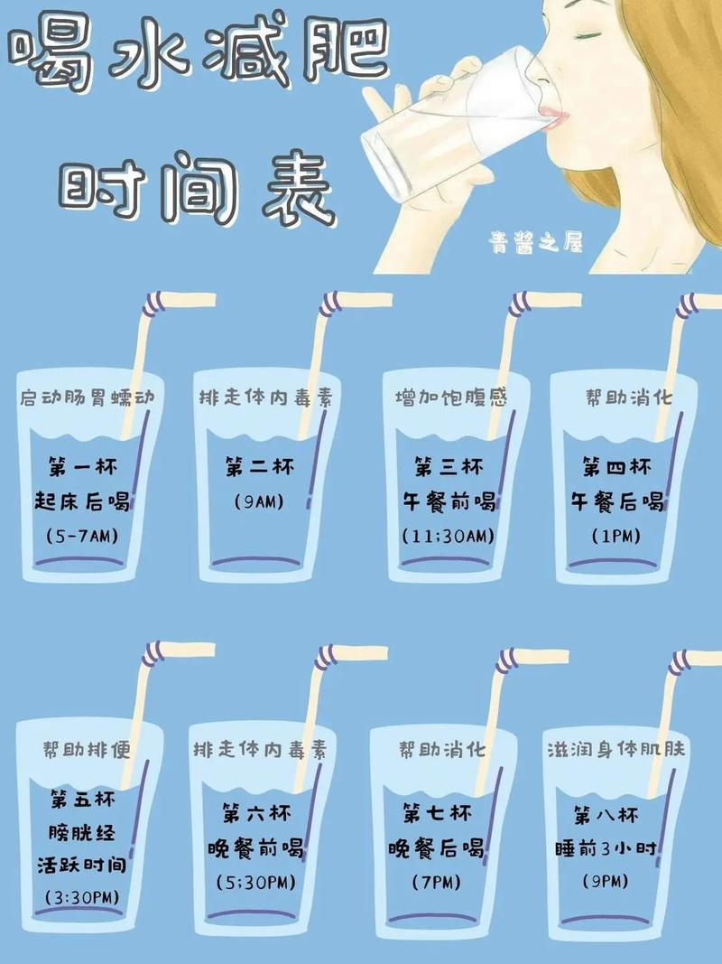 减肥期间喝水嫩减肥吗？科学饮水方法有哪些？
