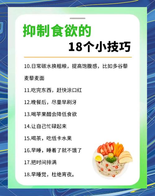 如何彻底消除减肥过程中的强烈食欲？