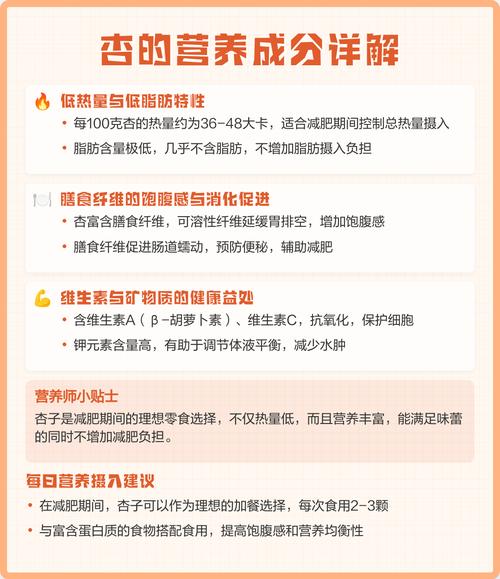 减肥期间可依适量吃杏吗，对减脂有影响吗？