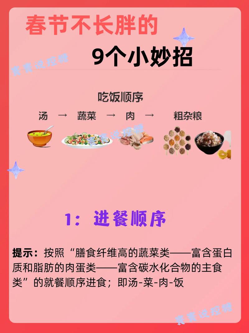 春节期间如何制定饮食减肥策略，既能享受美食又不会发胖？
