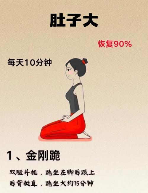 如何通过8个方法有效恢复平坦小腹？