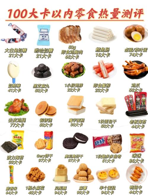 零食百种营养含量分别是多少？