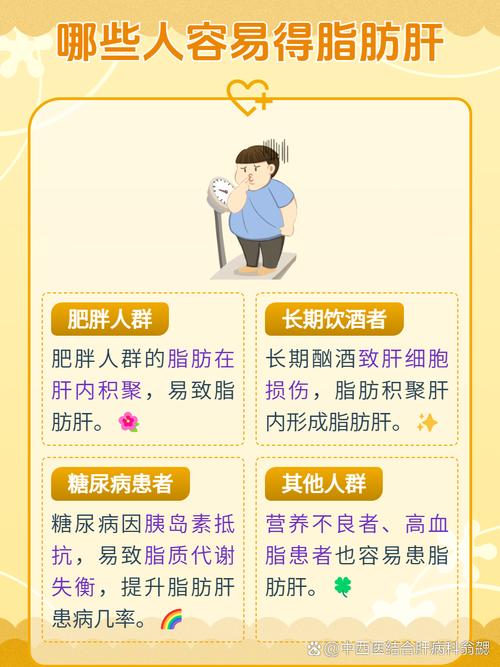哪些人群更容易患上脂肪肝？