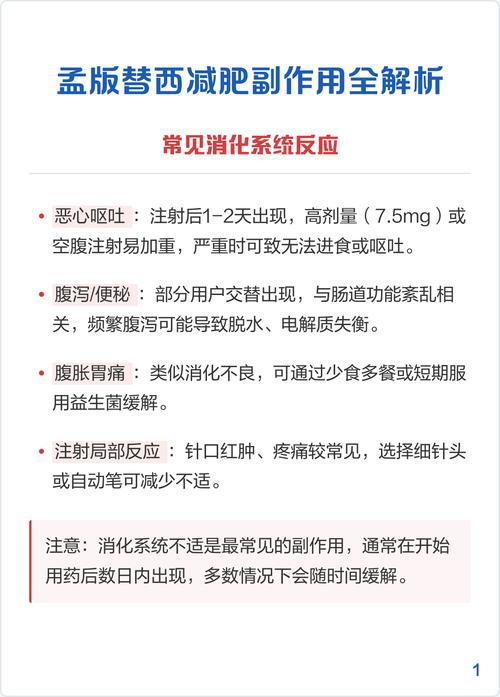 减肥西药有哪些适应症和常见副作用？